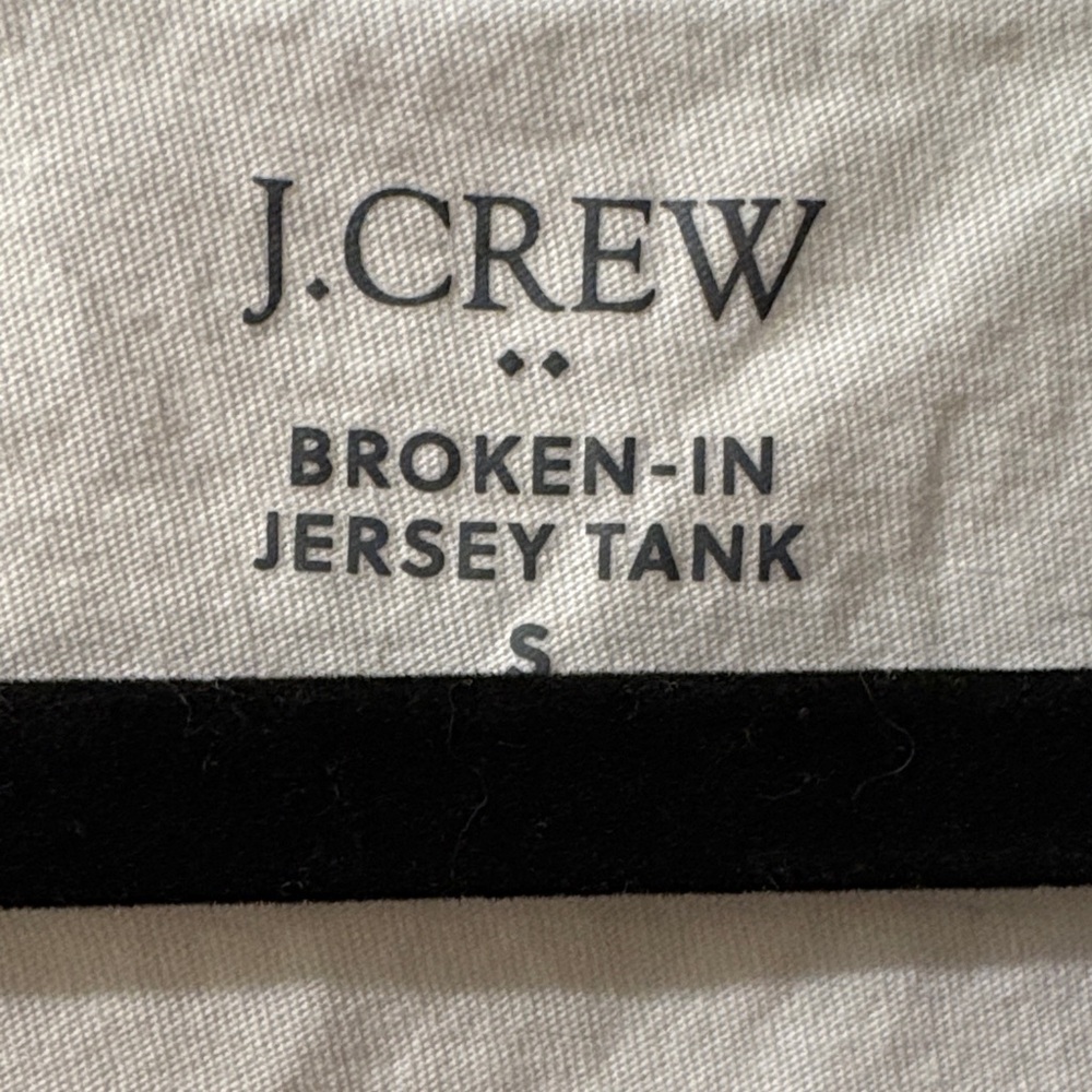 CLOSET CLEAR OUT J. Crew size small Classic White Tank Top - Picture 4 of 7